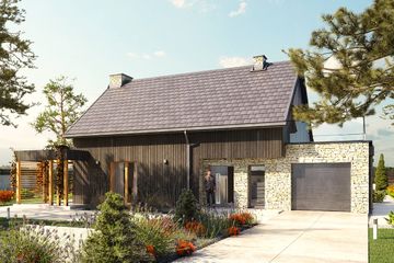  Projekt domu Weranda 6 (BSA2299) - projekt domu parterowego z poddaszem - Zdjęcie 1