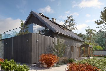  Projekt domu Weranda 6 (BSA2299) - projekt domu parterowego z poddaszem - Zdjęcie 6