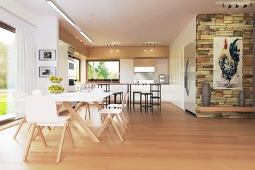  Projekt domu Czarnuszka z garażem 2-st. [A] (WRF2310) - projekt domu parterowego - Zdjęcie 5