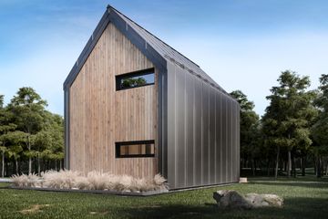  Projekt domu L-302 murowany (SLU1022) - projekt domu parterowego z poddaszem - Zdjęcie 3