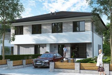  Projekt domu KA145 (PKT1193) - projekt domu z pełnym piętrem - Zdjęcie 1