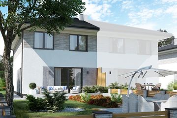  Projekt domu KA145 S (PKT1194) - projekt domu z pełnym piętrem - Zdjęcie 2