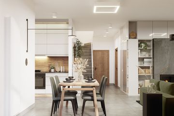  Projekt domu E-273 (WAX1195) - projekt domu parterowego z poddaszem - Zdjęcie 5