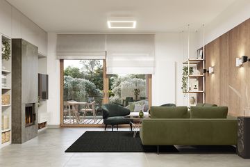  Projekt domu E-273 (WAX1195) - projekt domu parterowego z poddaszem - Zdjęcie 6