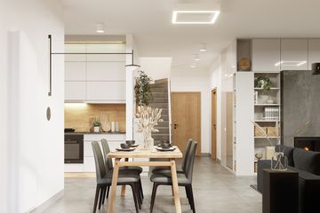  Projekt domu E-277 (WAX1197) - projekt domu parterowego z poddaszem - Zdjęcie 5