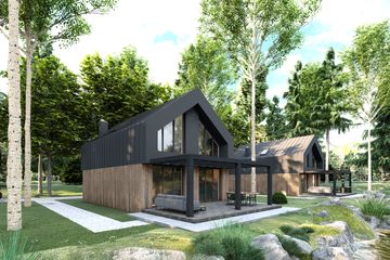  Projekt domu Sej-pro 040 energo (ELW1063) - projekt domu parterowego z poddaszem - Zdjęcie 2