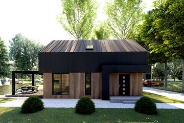  Projekt domu Sej-pro 040 energo (ELW1063) - projekt domu parterowego z poddaszem - Zdjęcie 4