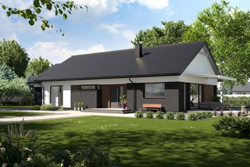  Projekt domu N25-G1 (KKG1021) - projekt domu parterowego - Zdjęcie 3