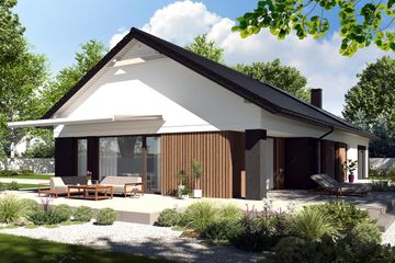  Projekt domu N25-G1 (KKG1021) - projekt domu parterowego - Zdjęcie 4