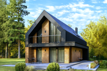  Projekt domu Sej-pro 072/2 energo (ELW1065) - projekt domu parterowego z poddaszem - Zdjęcie 1