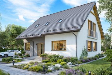  Projekt domu BW-27 wariant 1 (JGC1241) - projekt domu parterowego z poddaszem - Zdjęcie 2