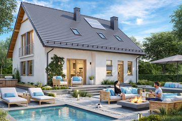  Projekt domu BW-27 wariant 1 (JGC1241) - projekt domu parterowego z poddaszem - Zdjęcie 3