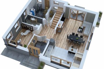  Projekt domu BW-27 wariant 1 (JGC1241) - projekt domu parterowego z poddaszem - Zdjęcie 4