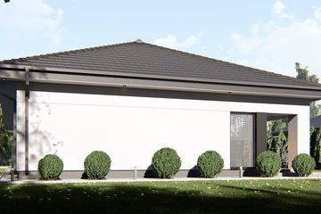  Projekt domu uA46v7 (WCB1308) - projekt domu parterowego - Zdjęcie 4