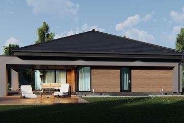  Projekt domu uA46v8 (WCB1313) - projekt domu parterowego - Zdjęcie 5