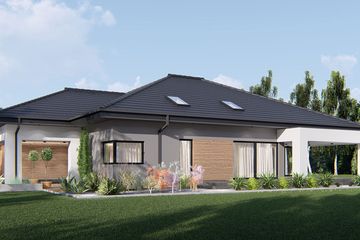  Projekt domu uA46v5 (WCB1306) - projekt domu parterowego - Zdjęcie 3