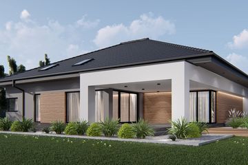  Projekt domu uA46v5 (WCB1306) - projekt domu parterowego - Zdjęcie 5