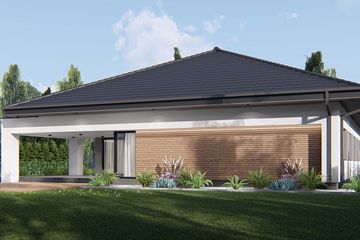  Projekt domu uA46v5 (WCB1306) - projekt domu parterowego - Zdjęcie 6