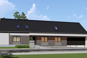  Projekt domu uA76v5 (WCB1311) - projekt domu parterowego z poddaszem - Zdjęcie 1