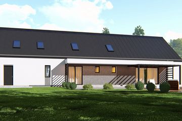  Projekt domu uA76v5 (WCB1311) - projekt domu parterowego z poddaszem - Zdjęcie 4