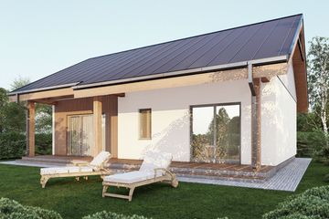  Projekt domu uA108 (WCB1312) - projekt domu parterowego - Zdjęcie 3