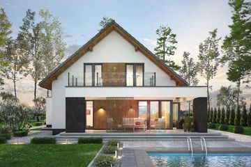  Projekt domu Perfetto (WOF1151) - projekt domu parterowego z poddaszem - Zdjęcie 7