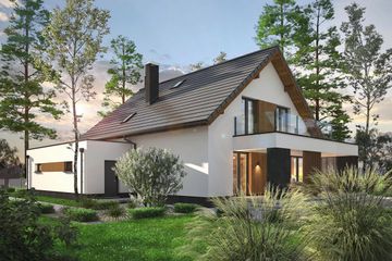  Projekt domu Perfetto (WOF1151) - projekt domu parterowego z poddaszem - Zdjęcie 4