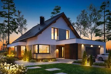  Projekt domu Perfetto (WOF1151) - projekt domu parterowego z poddaszem - Zdjęcie 8