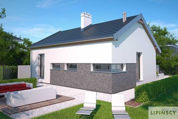  Projekt domu Leeds V LMB70D (WRB1629) - projekt domu parterowego - Zdjęcie 3