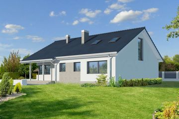  Projekt domu Boston LMB116 (WRB1631) - projekt domu parterowego - Zdjęcie 3