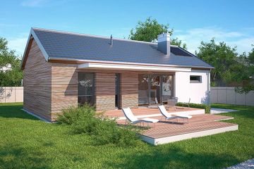  Projekt domu Leeds IV LMB70C (WRB1632) - projekt domu parterowego - Zdjęcie 3