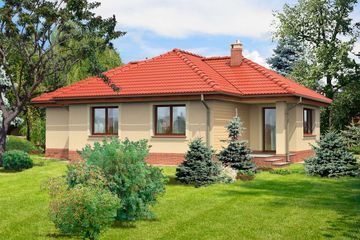  Projekt domu Lima LMB54 (WRB1634) - projekt domu parterowego - Zdjęcie 3