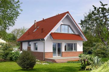  Projekt domu Vaduz LMP255 (WRB1635) - projekt domu parterowego z poddaszem - Zdjęcie 3