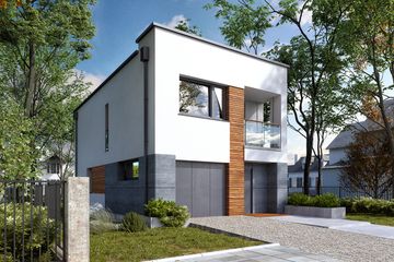  Projekt domu Wiąz W (BSA2300) - projekt domu z pełnym piętrem - Zdjęcie 2