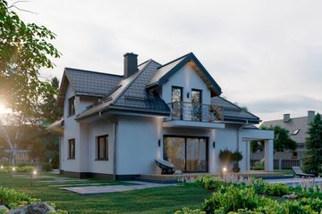  Projekt domu APS 041 wariant 2 (LUA1526) - projekt domu parterowego z poddaszem - Zdjęcie 6