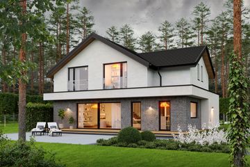  Projekt domu EG-82 (WWB1100) - projekt domu parterowego z poddaszem - Zdjęcie 2