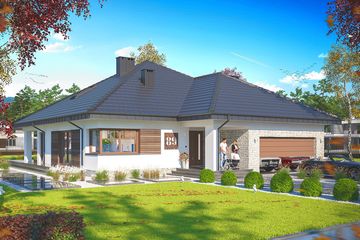  Projekt domu Fabian 3 energo (WOE1169) - projekt domu parterowego - Zdjęcie 1
