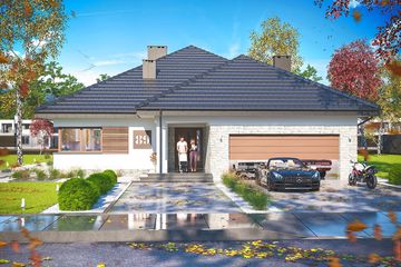  Projekt domu Fabian 3 energo (WOE1169) - projekt domu parterowego - Zdjęcie 2