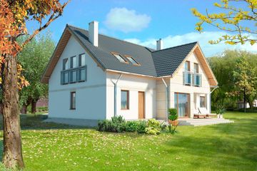  Projekt domu Halifax II LMP163A (WRB1643) - projekt domu parterowego z poddaszem - Zdjęcie 3