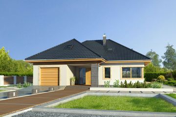  Projekt domu Padwa LMB110 (WRB1648) - projekt domu parterowego - Zdjęcie 1