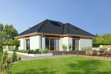  Projekt domu Padwa LMB110 (WRB1648) - projekt domu parterowego - Zdjęcie 2