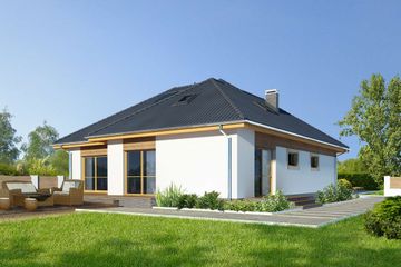  Projekt domu Padwa LMB110 (WRB1648) - projekt domu parterowego - Zdjęcie 3