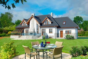  Projekt domu Genua IV LMP85c (WRB1649) - projekt domu parterowego z poddaszem - Zdjęcie 3