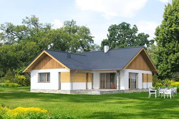  Projekt domu Truro LMB102 (WRB1653) - projekt domu parterowego - Zdjęcie 3