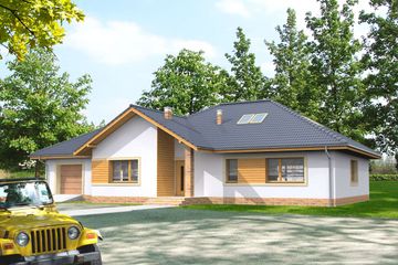  Projekt domu Fortaleza LMP326 (WRB1654) - projekt domu parterowego - Zdjęcie 1