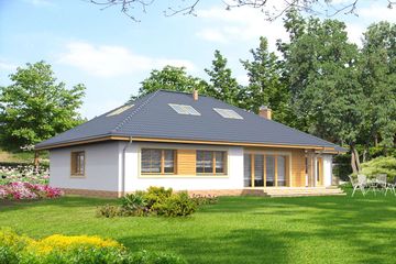  Projekt domu Fortaleza LMP326 (WRB1654) - projekt domu parterowego - Zdjęcie 3