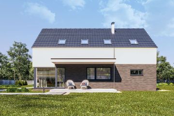  Projekt domu Newcastle III DCP364b (WOB1764) - projekt domu parterowego z poddaszem - Zdjęcie 7