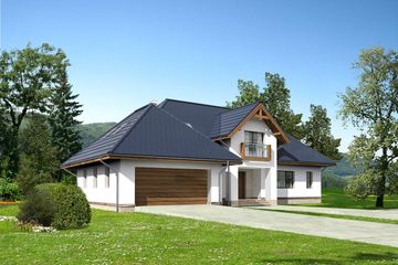  Projekt domu Pescara DCP338 (WOB1766) - projekt domu parterowego z poddaszem - Zdjęcie 2
