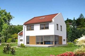  Projekt domu Dublin DCP350 (WOB1773) - projekt domu z pełnym piętrem - Zdjęcie 3