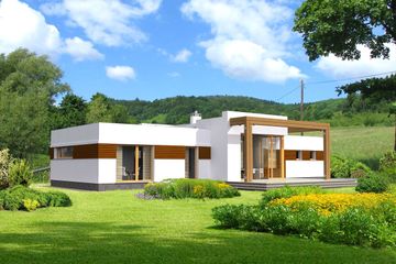  Projekt domu Exeter DCB80 (WOB1774) - projekt domu parterowego - Zdjęcie 3